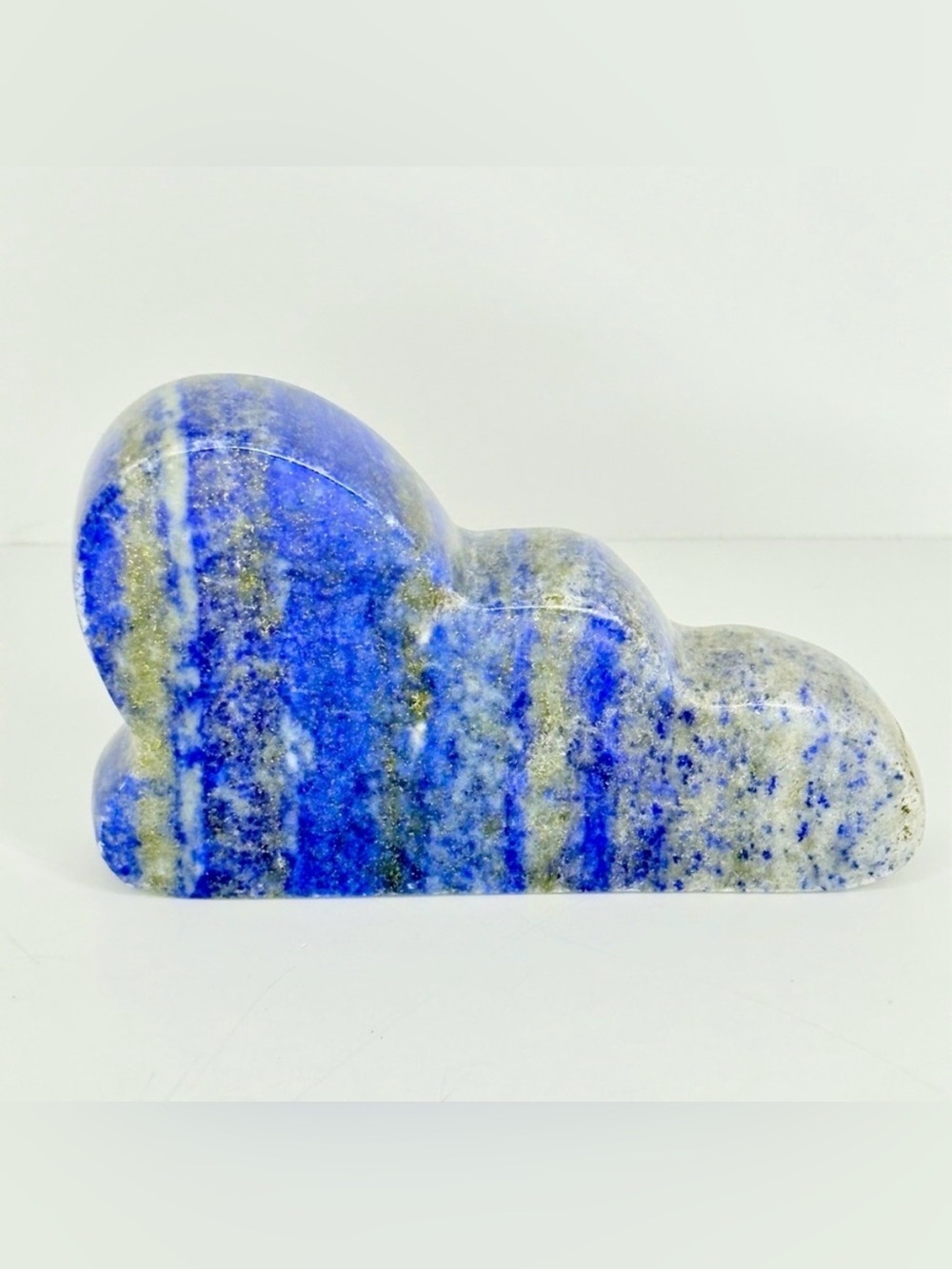 Gemstone Lapis Lazuli Cloud Natural Stone Blue Positive Energy Crystals